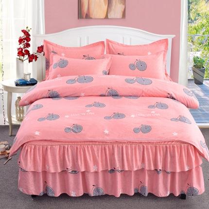 91家纺网 家纺一手货源 找家纺 （总）梦柏 2020新款加厚磨毛四件套小版