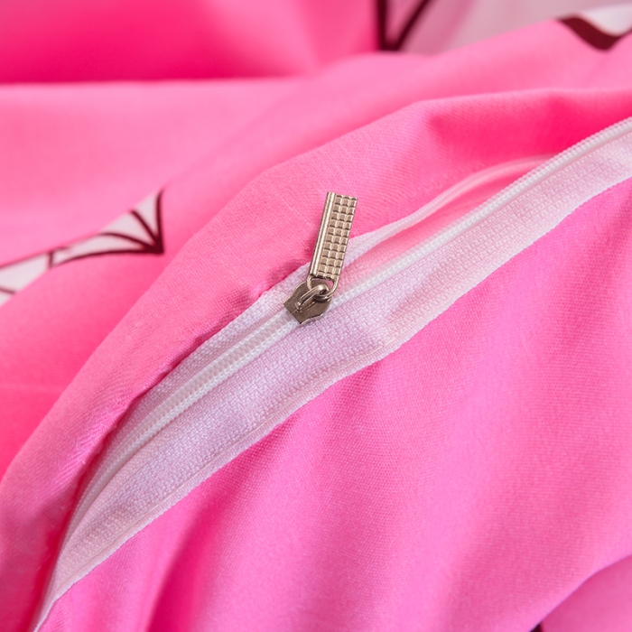 91家纺网 家纺一手货源 找家纺 梦柏 2020新款加厚磨毛四件套小版 kt猫-粉