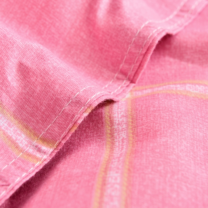 91家纺网 家纺一手货源 找家纺 梦柏 2020新款加厚磨毛四件套小版 花仙子-粉