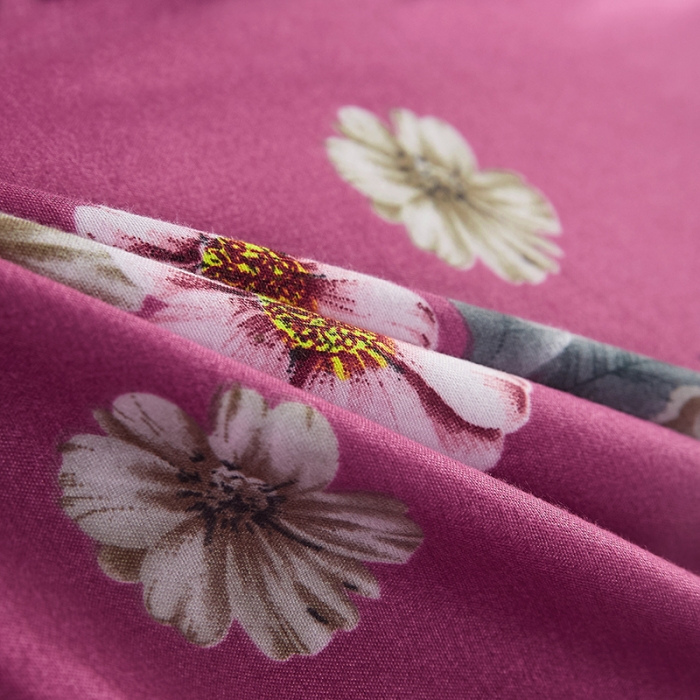 91家纺网 家纺一手货源 找家纺 梦柏 2020新款加厚磨毛四件套小版 花香丽影