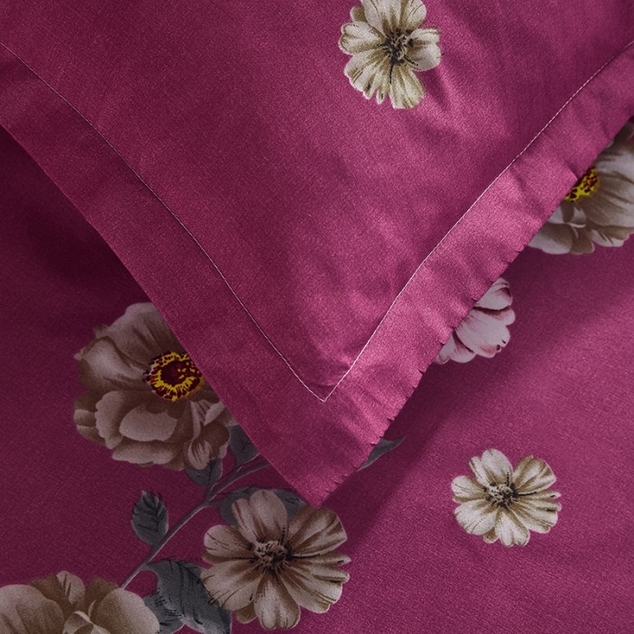 91家纺网 家纺一手货源 找家纺 梦柏 2020新款加厚磨毛四件套小版 花香丽影