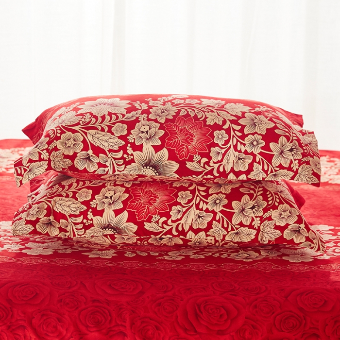 91家纺网 家纺一手货源 找家纺 梦柏 2020新款加厚磨毛四件套小版 花香飘逸