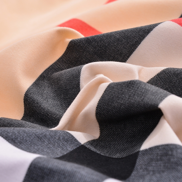 91家纺网 家纺一手货源 找家纺 梦柏 2020新款加厚磨毛四件套小版 经典格子