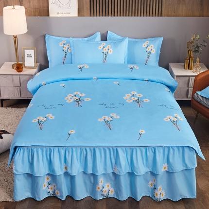 梦柏 2020新款加厚磨毛四件套小版 太阳花