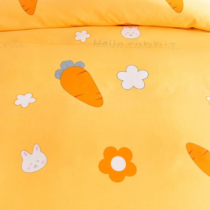 91家纺网 家纺一手货源 找家纺 梦柏 2020新款加厚磨毛四件套小版 兔子小姐