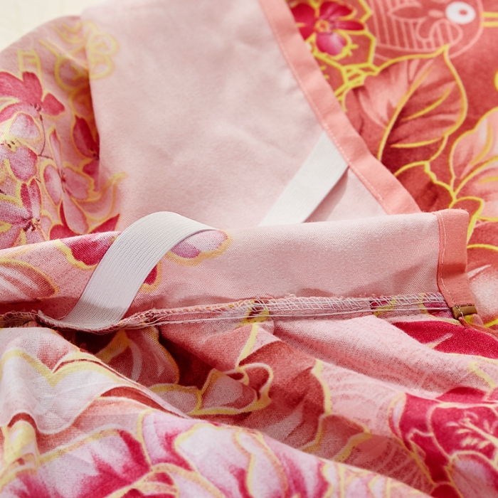 91家纺网 家纺一手货源 找家纺 梦柏 2020新款加厚磨毛四件套小版 妩媚花王