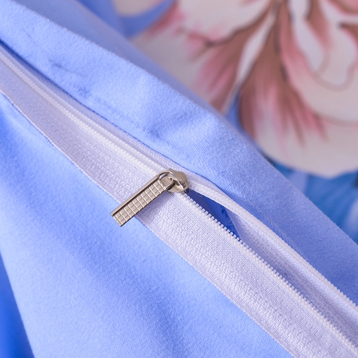 91家纺网 家纺一手货源 找家纺 梦柏 2020新款加厚磨毛四件套小版 幸福花开