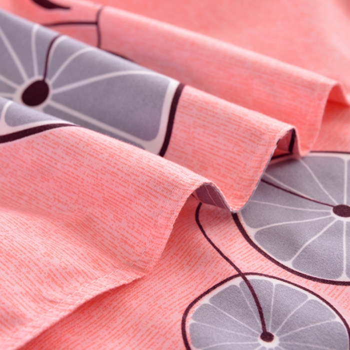 91家纺网 家纺一手货源 找家纺 梦柏 2020新款加厚磨毛四件套小版 阳光甜橙