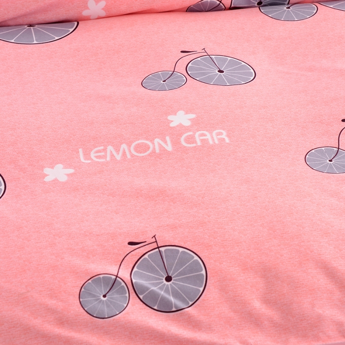 91家纺网 家纺一手货源 找家纺 梦柏 2020新款加厚磨毛四件套小版 阳光甜橙