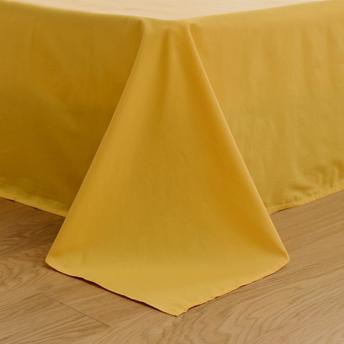 91家纺网 家纺一手货源 找家纺 窝米 2020新款全棉韩式公主风花边工艺款格子系列 洛璃黄