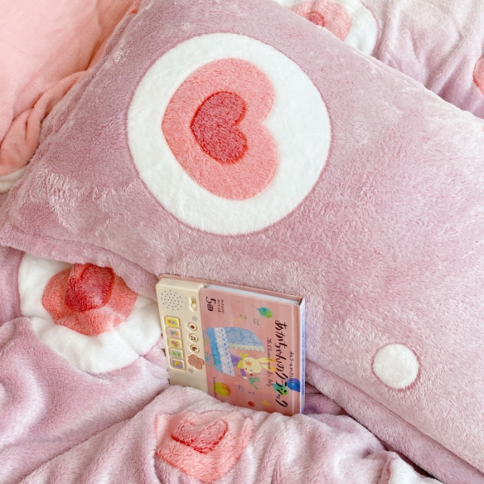 91家纺网 家纺一手货源 找家纺 川悦生活 2020新款雪花绒四件套 日系爱语