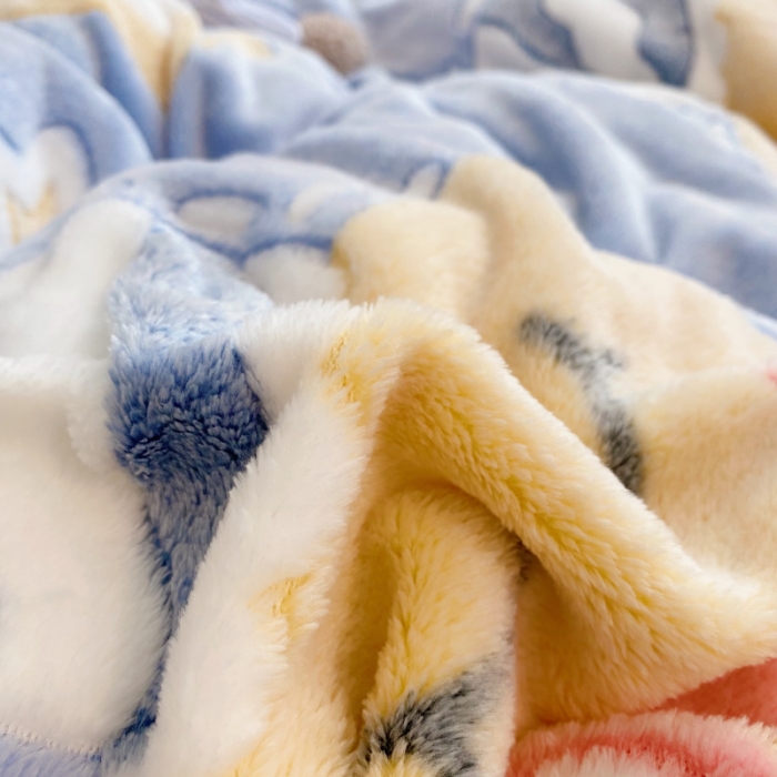 91家纺网 家纺一手货源 找家纺 川悦生活 2020新款雪花绒四件套 晚安星语