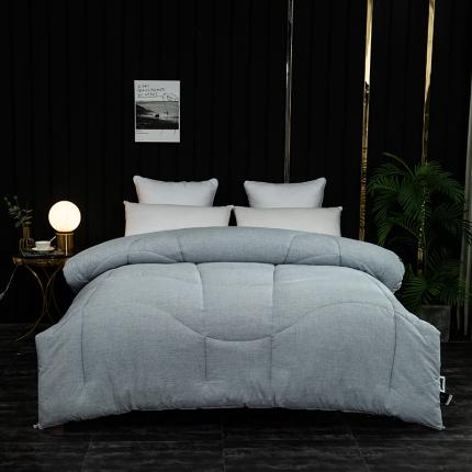 91家纺网 家纺一手货源 找家纺 巴宝路石墨烯暖冬被四季被春秋被子母被学生被健康黑科技 深灰色