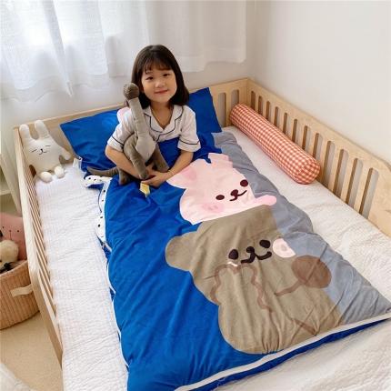 91家纺网 家纺一手货源 找家纺 （总）美乐迪 2020新款儿童睡袋模特图