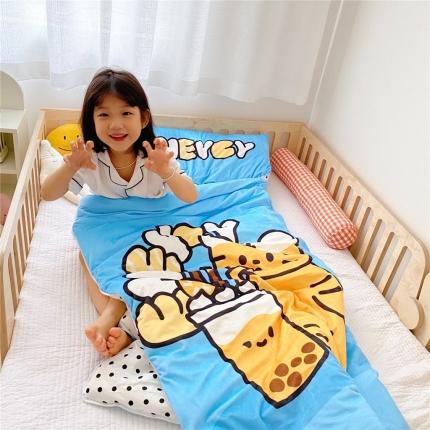 91家纺网 家纺一手货源 找家纺 （总）美乐迪 2020新款儿童睡袋模特图