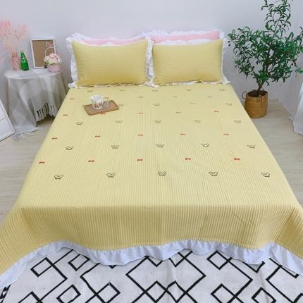 91家纺网 家纺一手货源 找家纺 （总）漫调 2022新款ins风韩版床盖三件套