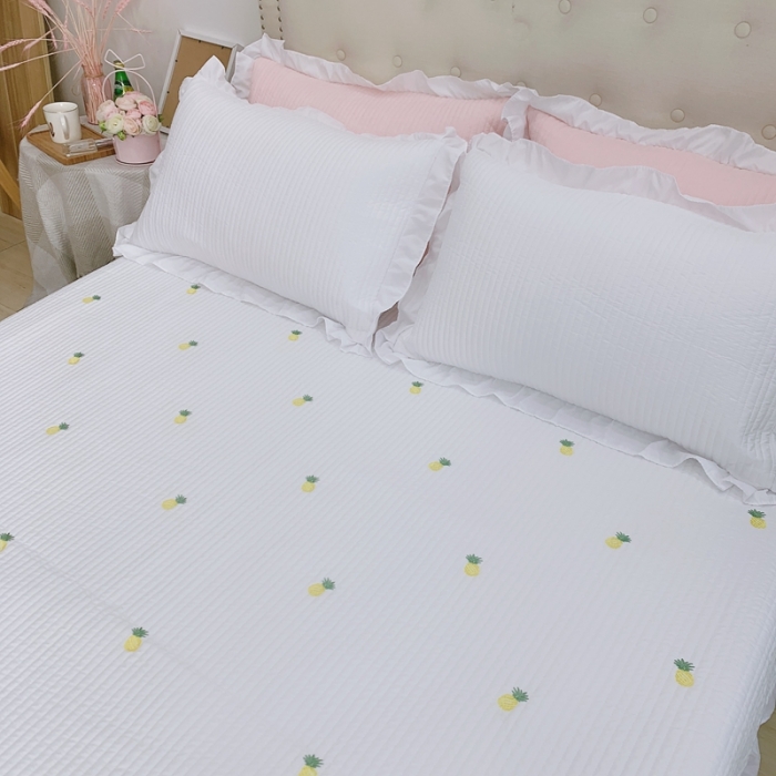 91家纺网 家纺一手货源 找家纺 （总）漫调 2022新款ins风韩版床盖三件套