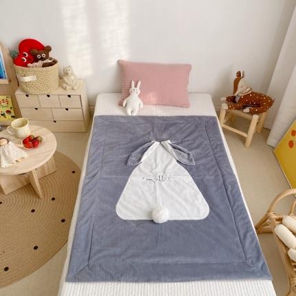 91家纺网 家纺一手货源 找家纺 （总）被靠被 2021新款萌兔多功能盖毯