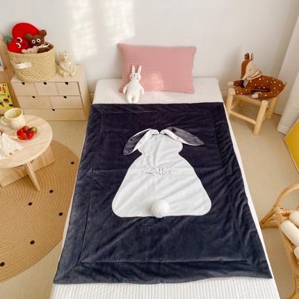 91家纺网 家纺一手货源 找家纺 （总）被靠被 2021新款萌兔多功能盖毯