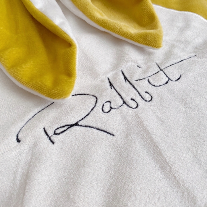 91家纺网 家纺一手货源 找家纺 被靠被 2021新款萌兔多功能盖毯 儿童亮黄