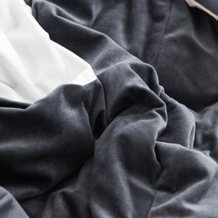 91家纺网 家纺一手货源 找家纺 被靠被 2021新款萌兔多功能盖毯 深灰