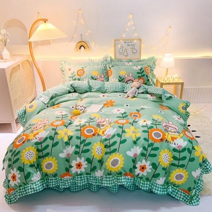 91家纺网 家纺一手货源 找家纺 （总）梦之岛 2020新款加厚磨毛四件套