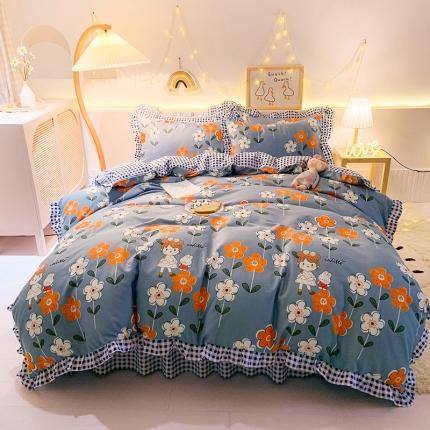 91家纺网 家纺一手货源 找家纺 （总）梦之岛 2020新款加厚磨毛四件套