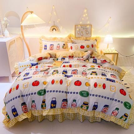 91家纺网 家纺一手货源 找家纺 （总）梦之岛 2020新款加厚磨毛四件套