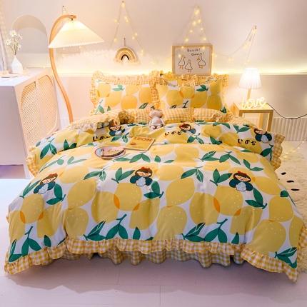 91家纺网 家纺一手货源 找家纺 （总）梦之岛 2020新款加厚磨毛四件套