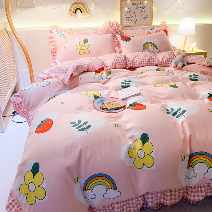 91家纺网 家纺一手货源 找家纺 （总）梦之岛 2020新款加厚磨毛四件套