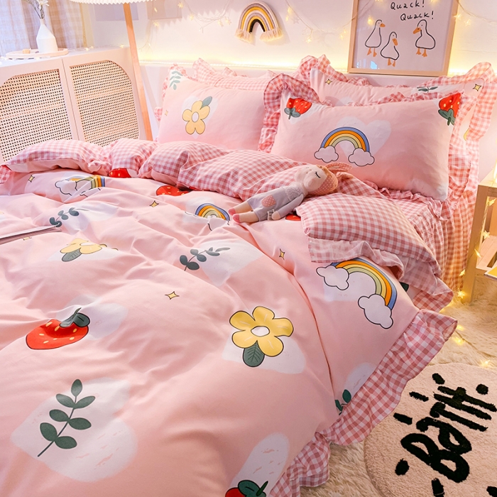 91家纺网 家纺一手货源 找家纺 （总）梦之岛 2020新款加厚磨毛四件套