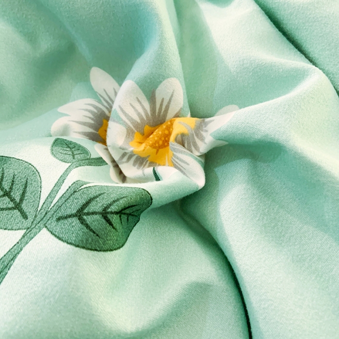 91家纺网 家纺一手货源 找家纺 梦之岛 2020新款加厚磨毛四件套 菊恋