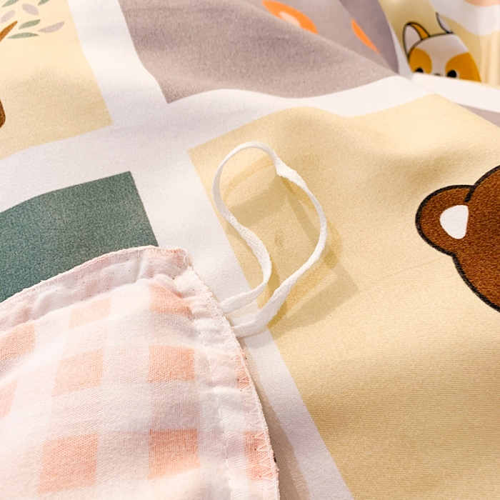 91家纺网 家纺一手货源 找家纺 梦之岛 2020新款加厚磨毛四件套 快乐空间