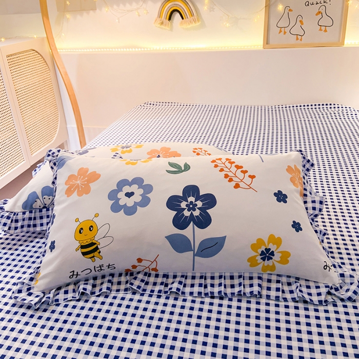 91家纺网 家纺一手货源 找家纺 梦之岛 2020新款加厚磨毛四件套 蜜蜂