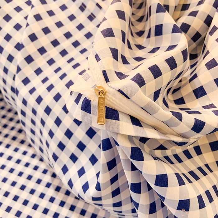 91家纺网 家纺一手货源 找家纺 梦之岛 2020新款加厚磨毛四件套 太阳花-蓝