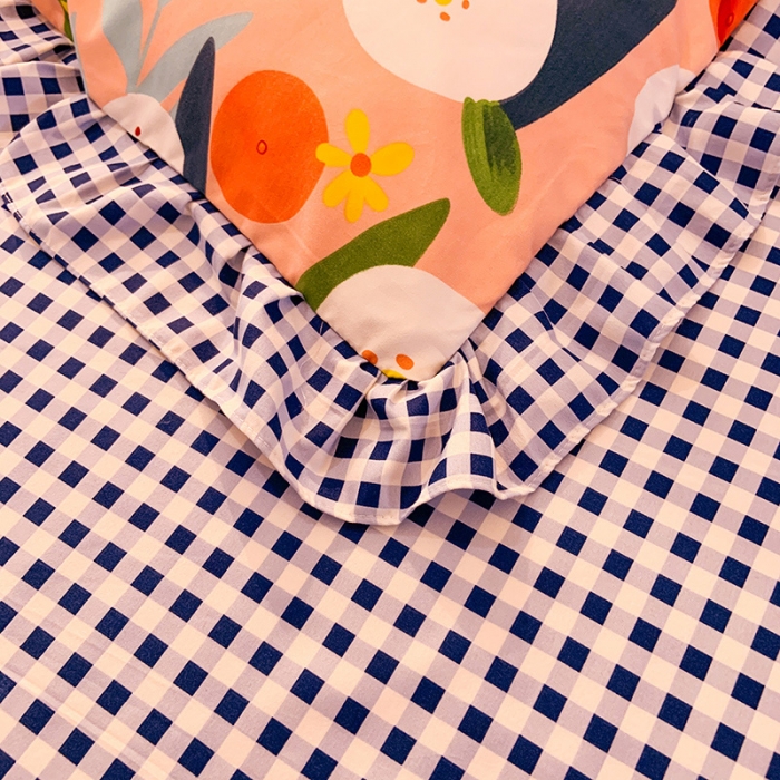 91家纺网 家纺一手货源 找家纺 梦之岛 2020新款加厚磨毛四件套 心花绽放