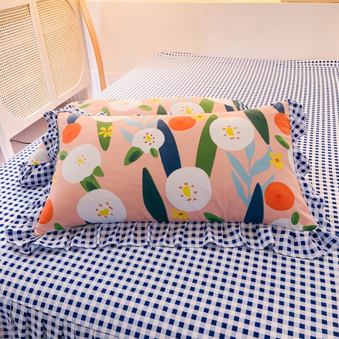 91家纺网 家纺一手货源 找家纺 梦之岛 2020新款加厚磨毛四件套 心花绽放