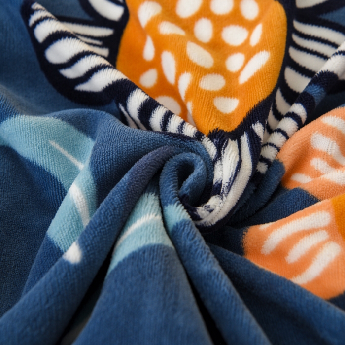 91家纺网 家纺一手货源 找家纺 仟网汇2020牛奶绒水晶绒魔法绒法莱绒金貂绒四件套艳丽夺目蓝