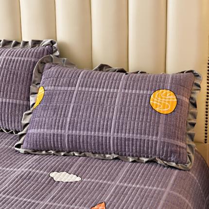 91家纺网 家纺一手货源 找家纺 （总）雨洋家纺 2025新款水晶绒枕套一对