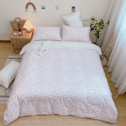 91家纺网 家纺一手货源 找家纺 沐棉家居 2020新款全棉13370四件套 圈圈点点