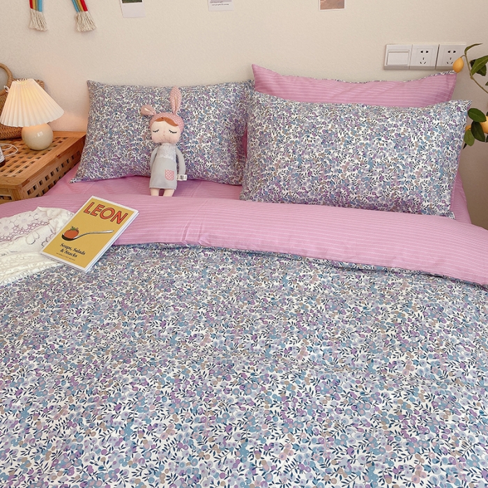 91家纺网 家纺一手货源 找家纺 沐棉家居 2020新款全棉13370四件套 香蜜