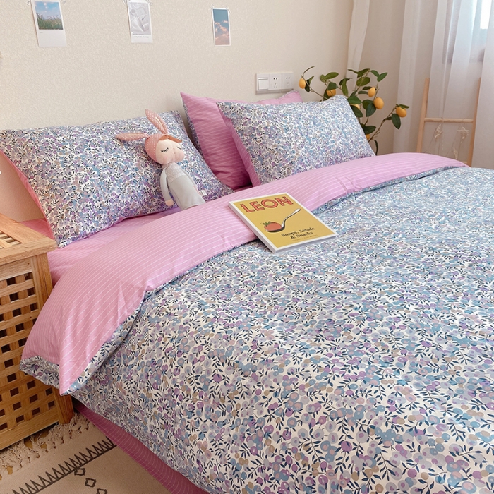 91家纺网 家纺一手货源 找家纺 沐棉家居 2020新款全棉13370四件套 香蜜