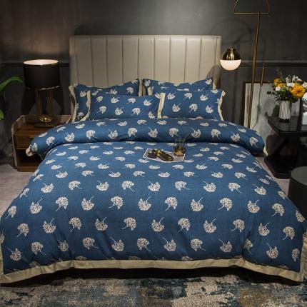 91家纺网 家纺一手货源 找家纺 （总）苹果星 180克生态磨毛水晶绒牛奶绒四件套活性印染