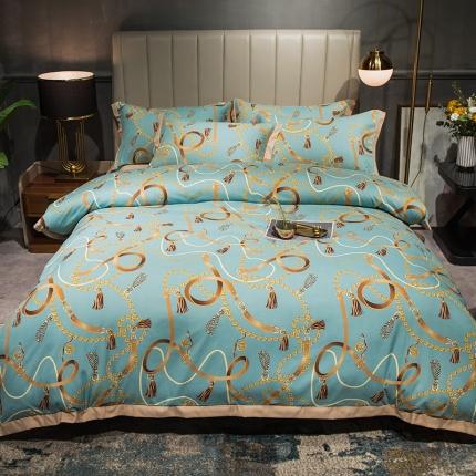 91家纺网 家纺一手货源 找家纺 （总）苹果星 180克生态磨毛水晶绒牛奶绒四件套活性印染