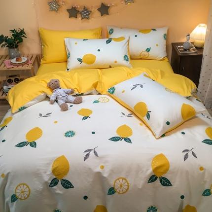 91家纺网 家纺一手货源 找家纺 （总）琪格格 2020新款13372全棉实拍二次元可爱四件套