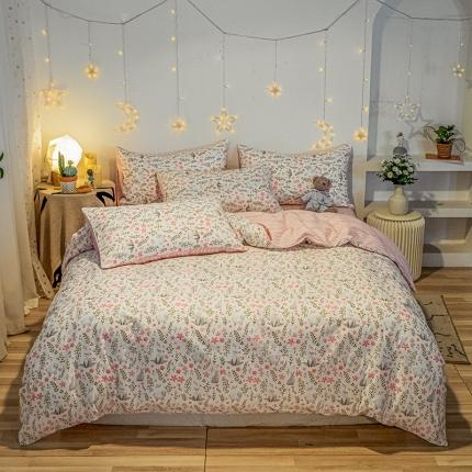 91家纺网 家纺一手货源 找家纺 （总）琪格格 2020新款13372全棉实拍二次元可爱四件套