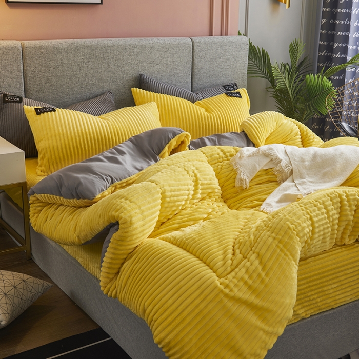 91家纺网 家纺一手货源 找家纺 （总）被多多 2022新款魔法绒冬被四件套