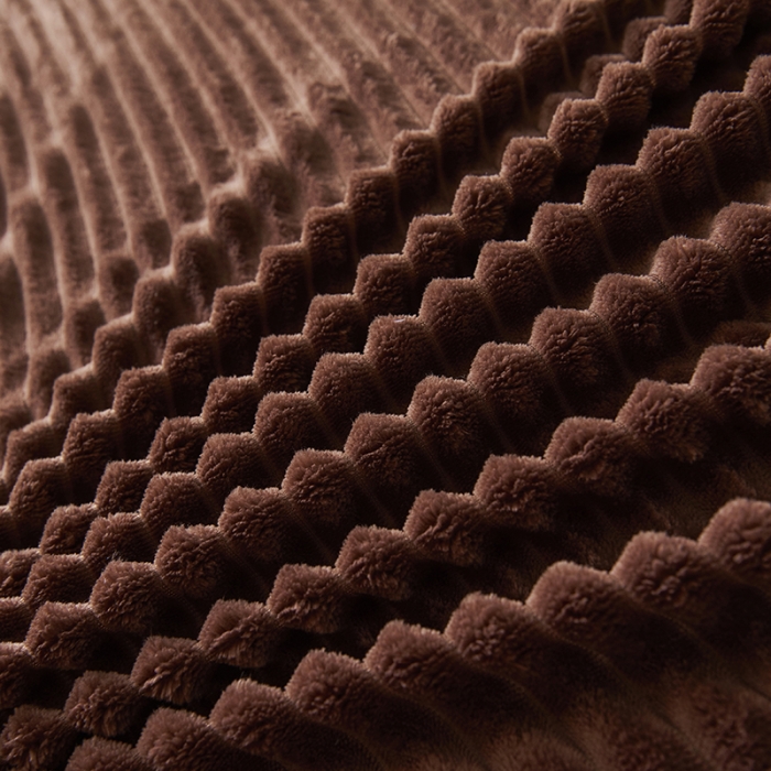 91家纺网 家纺一手货源 找家纺 被多多 2022新款魔法绒冬被四件套 咖啡色