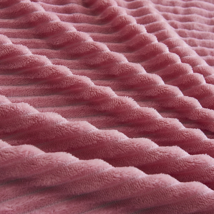 91家纺网 家纺一手货源 找家纺 被多多 2022新款魔法绒冬被四件套 桃粉