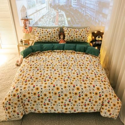 91家纺网 家纺一手货源 找家纺 （总）HL原创新款13372全棉四件套夜晚网红风实拍图